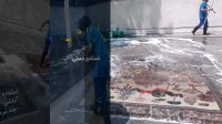 #قالیشویی فرش باغی تبریز متعلق به دوره پهلوی