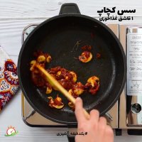 آموزش خوراک لوبیا با قارچ با طعم کنسروی و فوق‌العاده خوشمزه