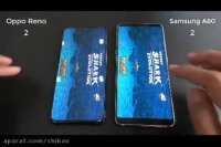 تست سرعت گلکسی A80 و اوپو Reno