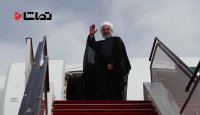 روحانی باکو را به مقصد تهران ترک کرد