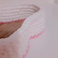 قیمت خرید سبد تریکو رنگی طرح قلب