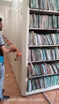قفسه بایگانی ریلی /فایل بایگانی ریلی کارسیس
