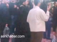 عزاداری فرزند رهبر در حرم رضوی