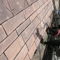 قیمت اجرای سنگ مالون 09126718261 پیمانکار سنگ لاشه