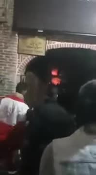 بازار تاریخی تبریز به شدت دچار آتش‌سوزی شده است