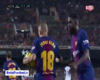 خلاصـه بازی: والنسیا 1-1 بارسلونا