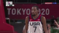 خلاصه بسکتبال آمریکا - استرالیا (المپیک 2020)