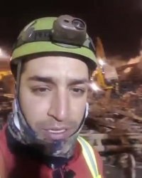 پیام ویدیویی یکی از آتش‌نشانان حاضر در صحنه حادثه