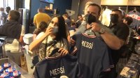 صف طولانی در پاریس برای خرید لباس لیونل مسی
