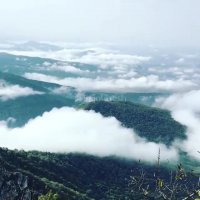 گالیکش از روی ابرها - برفراز نیلکوه استان گلستان