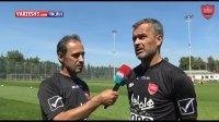 گفتگو با کادر فنی پرسپولیس درباره شرایط تیم در اردوی اوکراین