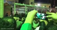 واکنش مردم به حضور احمدی نژاد در امامزاده صالح ق 1