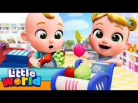 کارتون دنیای کوچولوها : خرید سبزیجات از سوپر مارکت ک تغذیه سالم کودک