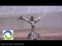 نحوه پاشش آبپاش آمبو مخصوص آبیاری بارانی کلاسیک ثابت با آبپاش متحرک