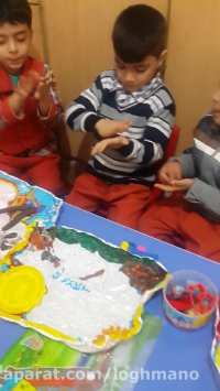 آموزش اعداد و حروف الفبا با خمیر بازی