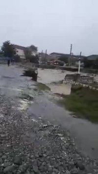 خسارت سیل به شهر نوکنده شهرستان بندر گز