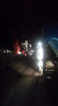 تصاویری از آتش سوزی در کارخانه فولاد زرند