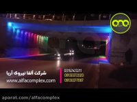 زیرگذر های جذاب و نورانی فقط با یک روش!