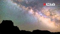 تصویری حیرت انگیز از آسمان در شب