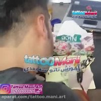 آموزش طراحی چهره ببر توسط یکی از هنرجویان