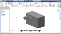آموزش ابتدایی مدل سه بعدی اینونتور 3D Model In Inventor LT 2015 گام هشتم