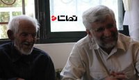دیدار سعید جلیلی با پدر سردار سلیمانی که برای اولین بار منتشر می شود