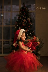 کلیپ عکس کودک با تم کریسمس اتلیه باست