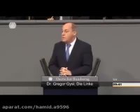 انتقادگریگورگیزی حزب چپ آلمان ازخانم مرکل