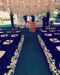 سالن دفتر عقد مشیری در فضای باز