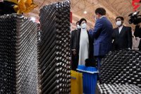 بازدید رئیس جمهور از نمایشگاه نفت گاز و پتروشیمی