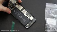 تعویض باتری iphone 5 - ماکروتل