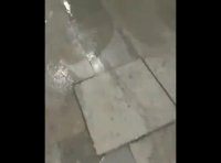 بیمارستان گلستان اهواز پس از بارندگی شب گذشته