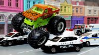 ماشین بازی پلیسی کودکانه : مبارزه با مانستر تراک