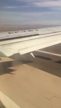 ترکیدن تایر هواپیما در اردبیل