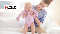 کلیپ دیدنی از قدم های اولیه و دنیای بامزه نوزادان