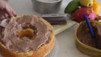کیک بستنی شکلاتی - آشپزی از اینجا تا آنجا -Chocolate ice cream cake