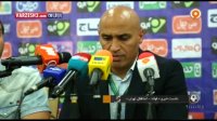 کنفرانس خبری مربیان بعد از بازی فولاد - استقلال