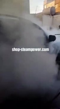 شستشویی بدنه ماشین با دستگاه کارواش بخار استیم پاور در تهران