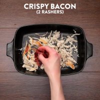 لازانیای بیکن و مرغ