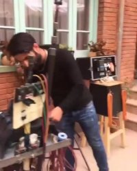 سلفی گرفتن بازیگران سریال حوالی پاییز