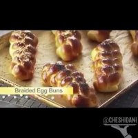 نان تخم مرغی بافته با آنا