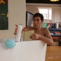 خلاقیت زچ کینگ - وان حمام مقوایی