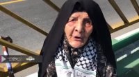 حضور پیرزن 100 ساله تهرانی در راهپیمایی روز قدس