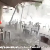 پناه گرفتن مردم در برابر طوفان شدید کانبرا ،