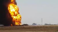 ویدیویی از انفجار لوله نفت در خوزستان