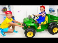 سنیا و بابایی : دعوای سنیا و نیکی سر ماشین های اسباب بازی