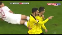 خلاصه بازی  آگزبورگ 1-3 دورتموند