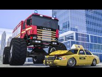 کارتون ماشین آتش نشانی قهرمان :  نجات  تاکسی زرد