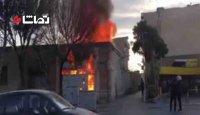 آتش سوزی در چهار راه سرچشمه