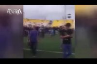 مراسم تشییع پیکر مجید غلام‌نژاد در ورزشگاه عضدی رشت